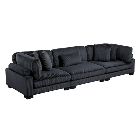 Traverse Black Sofa - Ornate Home
