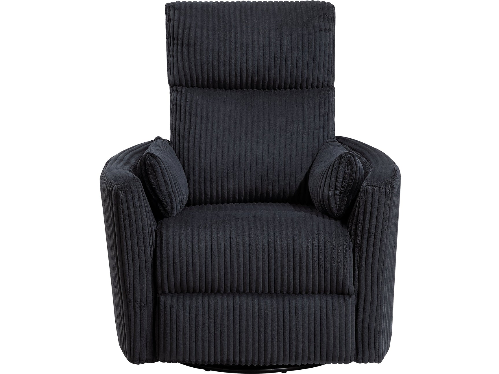 Traverse Black Swivel Glider Reclining Chair - Ornate Home