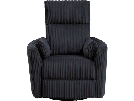 Traverse Black Swivel Glider Reclining Chair - Ornate Home