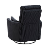 Traverse Black Swivel Glider Reclining Chair - Ornate Home