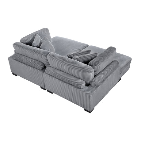 Traverse Gray 2-Piece Chaise Lounge - Ornate Home