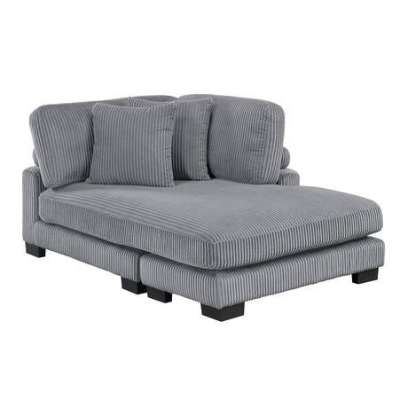 Traverse Gray 2-Piece Chaise Lounge - Ornate Home