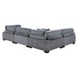 Traverse Gray 4-Piece Modular Sectional - Ornate Home