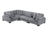 Traverse Gray 4-Piece Modular Sectional - Ornate Home