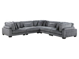 Traverse Gray 5-Piece Modular Sectional - Ornate Home