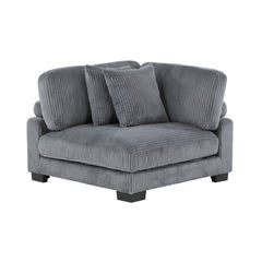 Traverse Gray  6-Piece Modular Sectional - Ornate Home