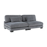 Traverse Gray  6-Piece Modular Sectional - Ornate Home