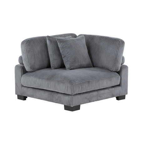 Traverse Gray 6-Piece Modular Sectional w/Ottoman - Ornate Home