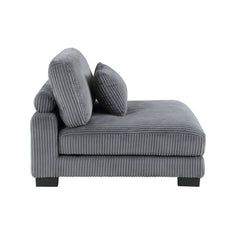 Traverse Gray 6-Piece Modular Sectional w/Ottoman - Ornate Home