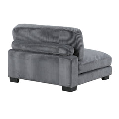 Traverse Gray 6-Piece Modular Sectional with Ottoman - Ornate Home