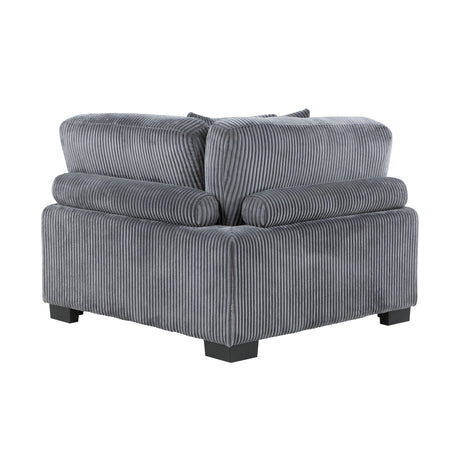 Traverse Gray 6-Piece Modular Sectional with Ottoman - Ornate Home