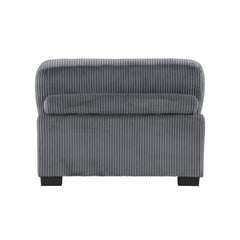 Traverse Gray 6-Piece Modular Sectional with Ottomans - Ornate Home