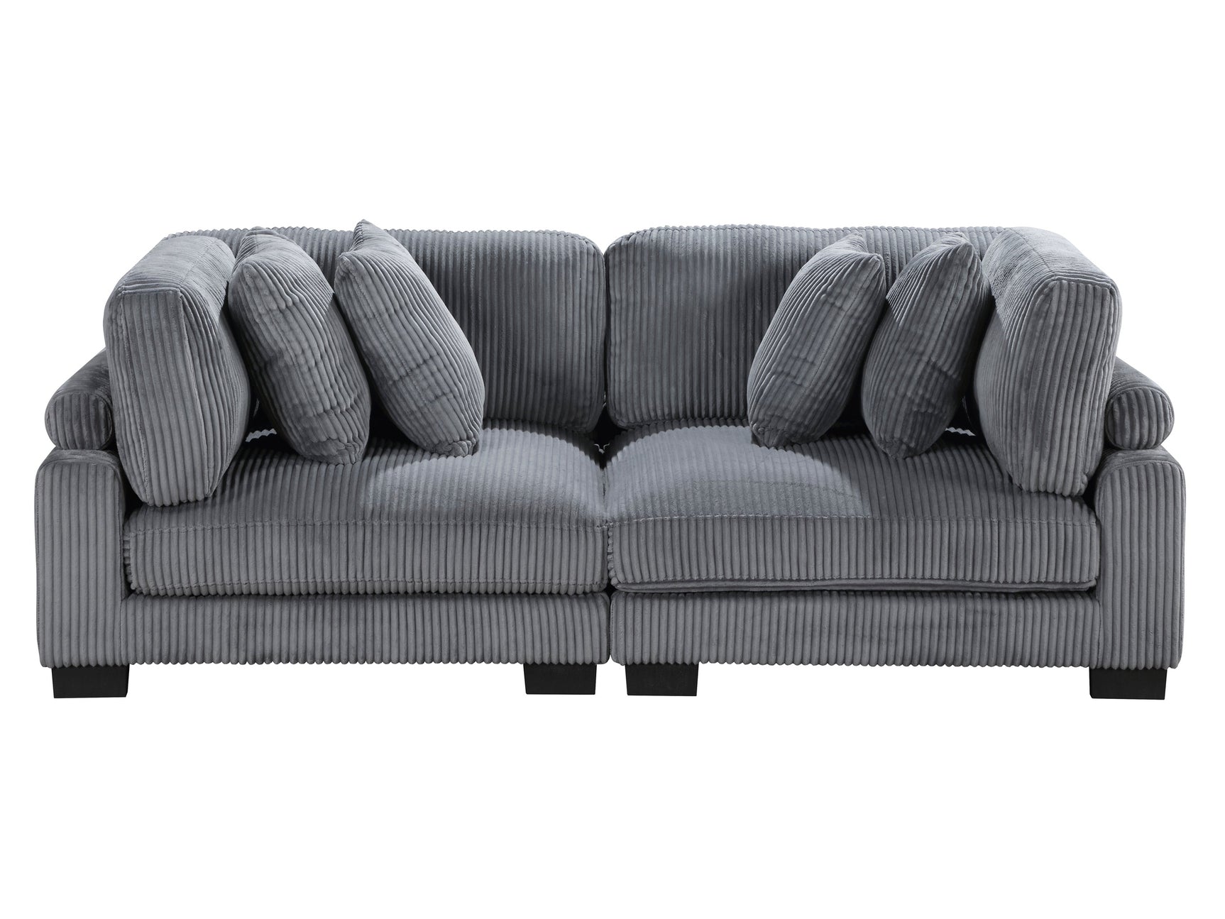 Traverse Gray Loveseat - Ornate Home