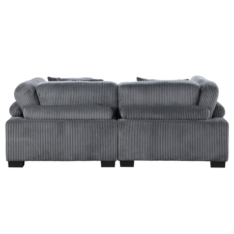 Traverse Gray Loveseat - Ornate Home