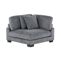 Traverse Gray Loveseat - Ornate Home