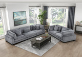 Traverse Gray Loveseat - Ornate Home