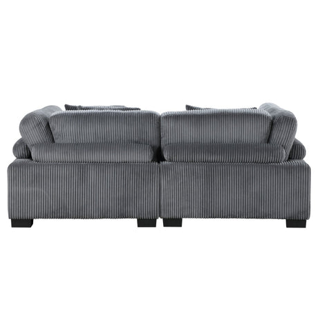 Traverse Gray Loveseat - Ornate Home