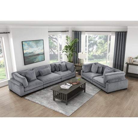 Traverse Gray Loveseat - Ornate Home