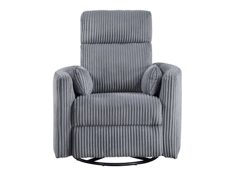 Traverse Gray Swivel Glider Reclining Chair - Ornate Home