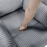 Traverse Gray Swivel Glider Reclining Chair - Ornate Home