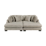 Traverse Taupe 2-Piece Chaise Lounge - Ornate Home