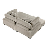 Traverse Taupe 2-Piece Chaise Lounge - Ornate Home