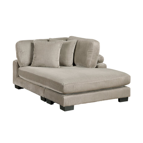 Traverse Taupe 2-Piece Chaise Lounge - Ornate Home