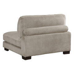 Traverse Taupe 4-Piece LAF Modular Sectional with Ottoman - Ornate Home