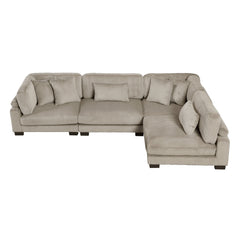 Traverse Taupe 4-Piece Modular Sectional - Ornate Home