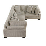 Traverse Taupe 4-Piece Modular Sectional - Ornate Home