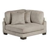 Traverse Taupe 4-Piece RAF Modular Sectional with Ottoman - Ornate Home