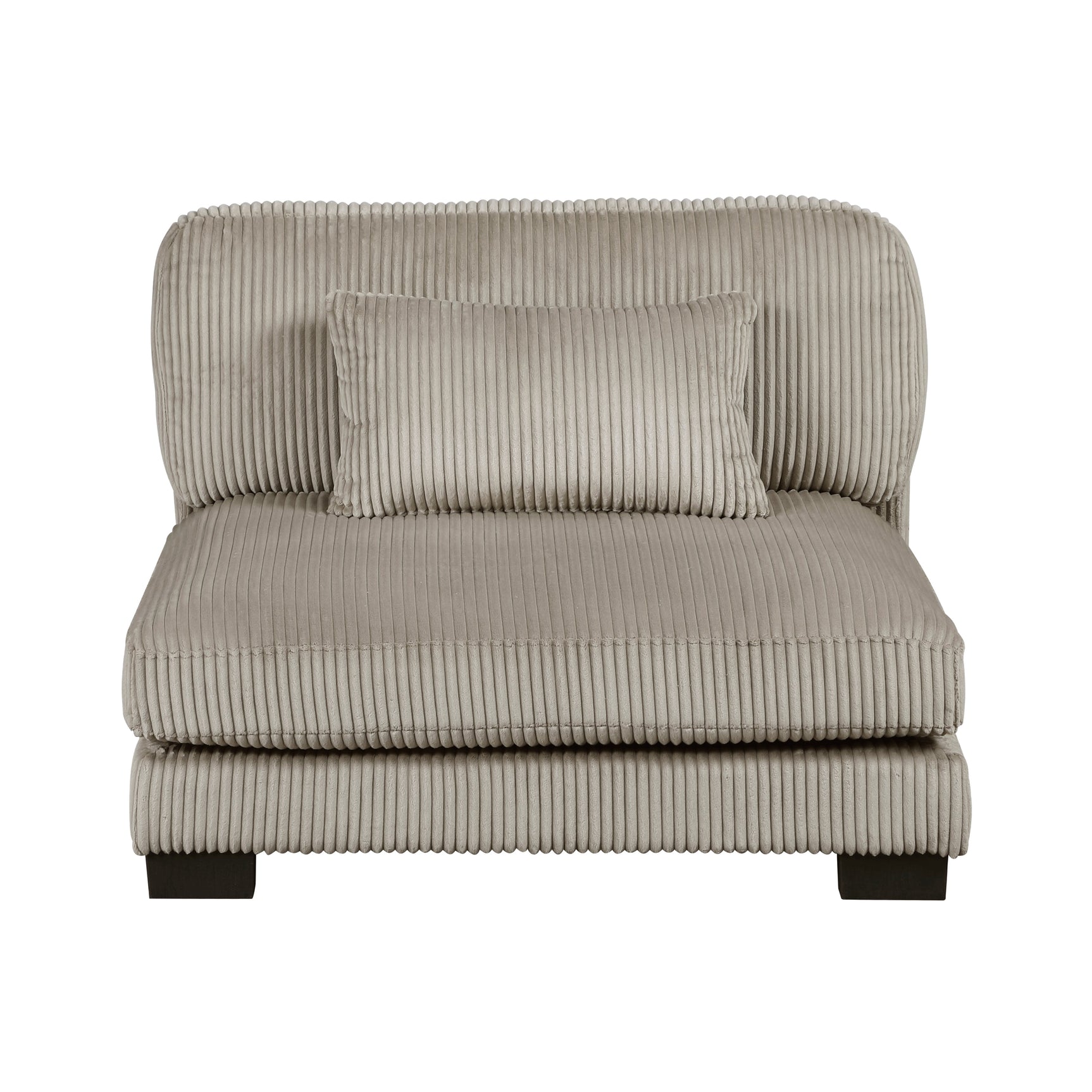 Traverse Taupe 4-Piece RAF Modular Sectional with Ottoman - Ornate Home