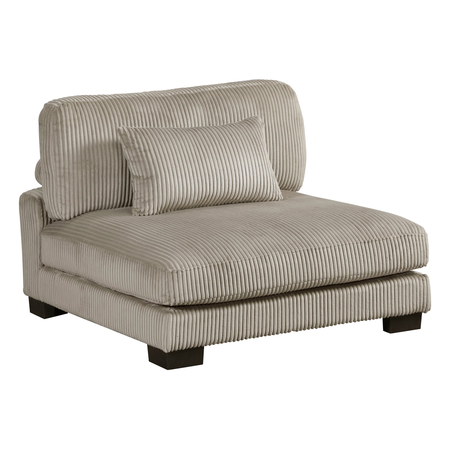 Traverse Taupe 4-Piece RAF Modular Sectional with Ottoman - Ornate Home