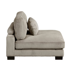 Traverse Taupe 4-Piece RAF Modular Sectional with Ottoman - Ornate Home