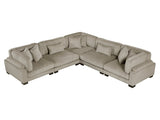 Traverse Taupe 5-Piece Modular Sectional - Ornate Home
