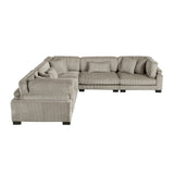 Traverse Taupe 5-Piece Modular Sectional - Ornate Home