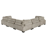 Traverse Taupe 5-Piece Modular Sectional - Ornate Home