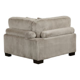Traverse Taupe 5-Piece Modular Sectional with Ottoman - Ornate Home