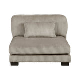 Traverse Taupe 5-Piece Modular Sectional with Ottoman - Ornate Home