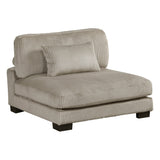 Traverse Taupe 5-Piece Modular Sectional with Ottoman - Ornate Home
