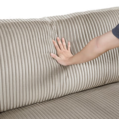 Traverse Taupe 5-Piece Modular Sectional with Ottoman - Ornate Home