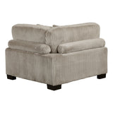 Traverse Taupe 6-Piece L Shaped Modular Sectional with Ottoman - Ornate Home