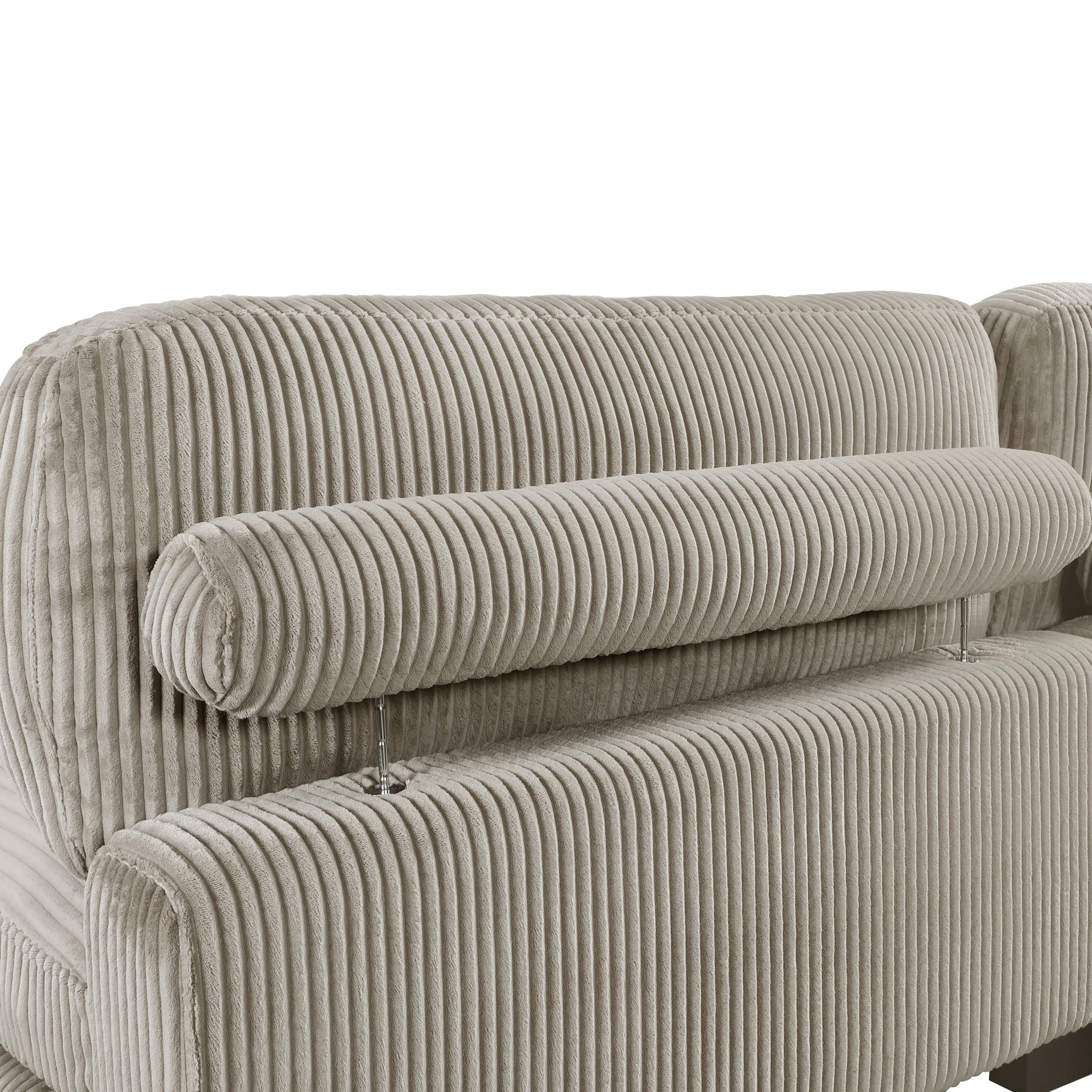 Traverse Taupe 6-Piece L Shaped Modular Sectional with Ottoman - Ornate Home