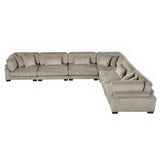 Traverse Taupe 6-Piece Modular Sectional - Ornate Home