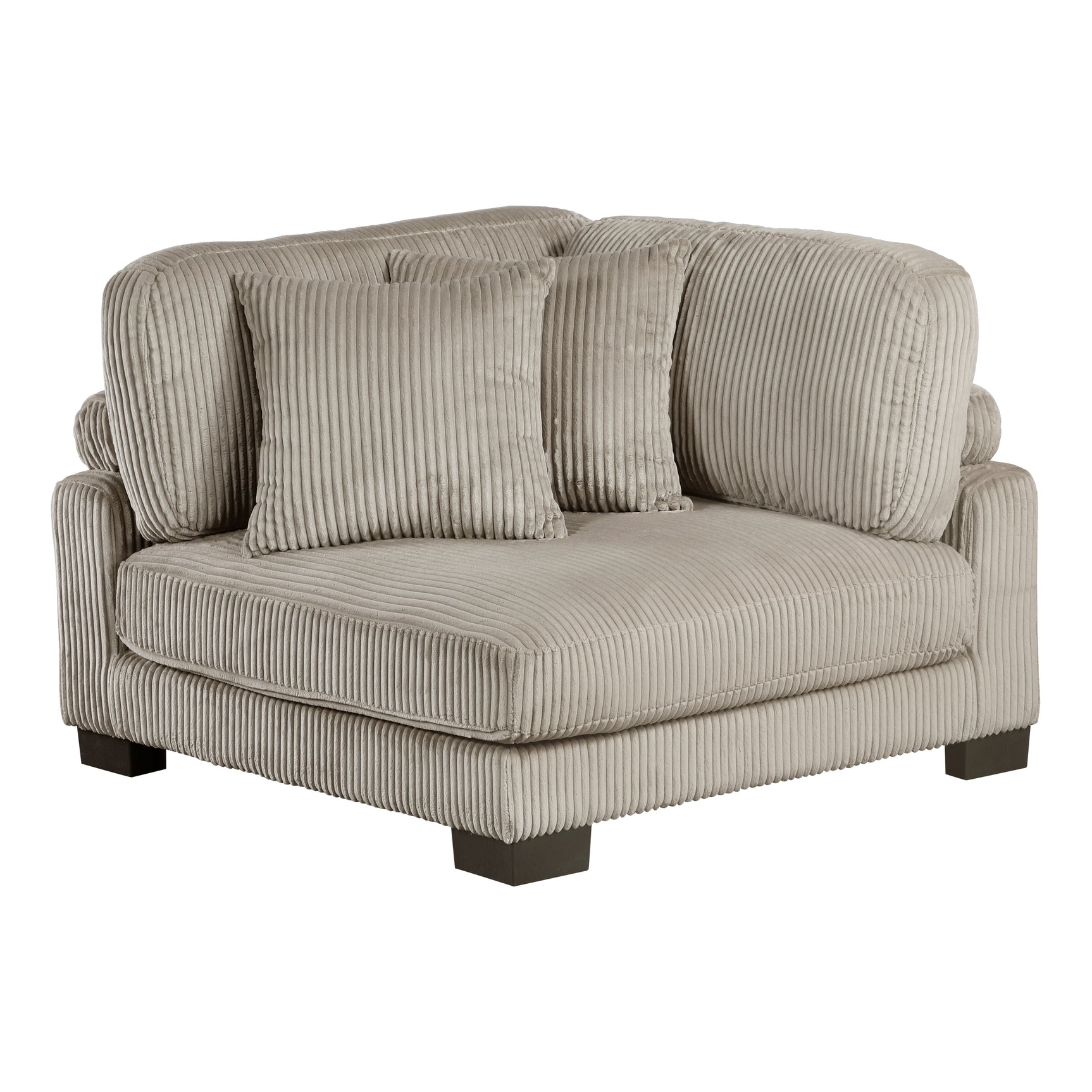Traverse Taupe 7-Piece Modular Sectional with Reversible Chaise and Ottoman - Ornate Home