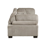 Traverse Taupe Loveseat - Ornate Home