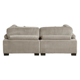 Traverse Taupe Loveseat - Ornate Home