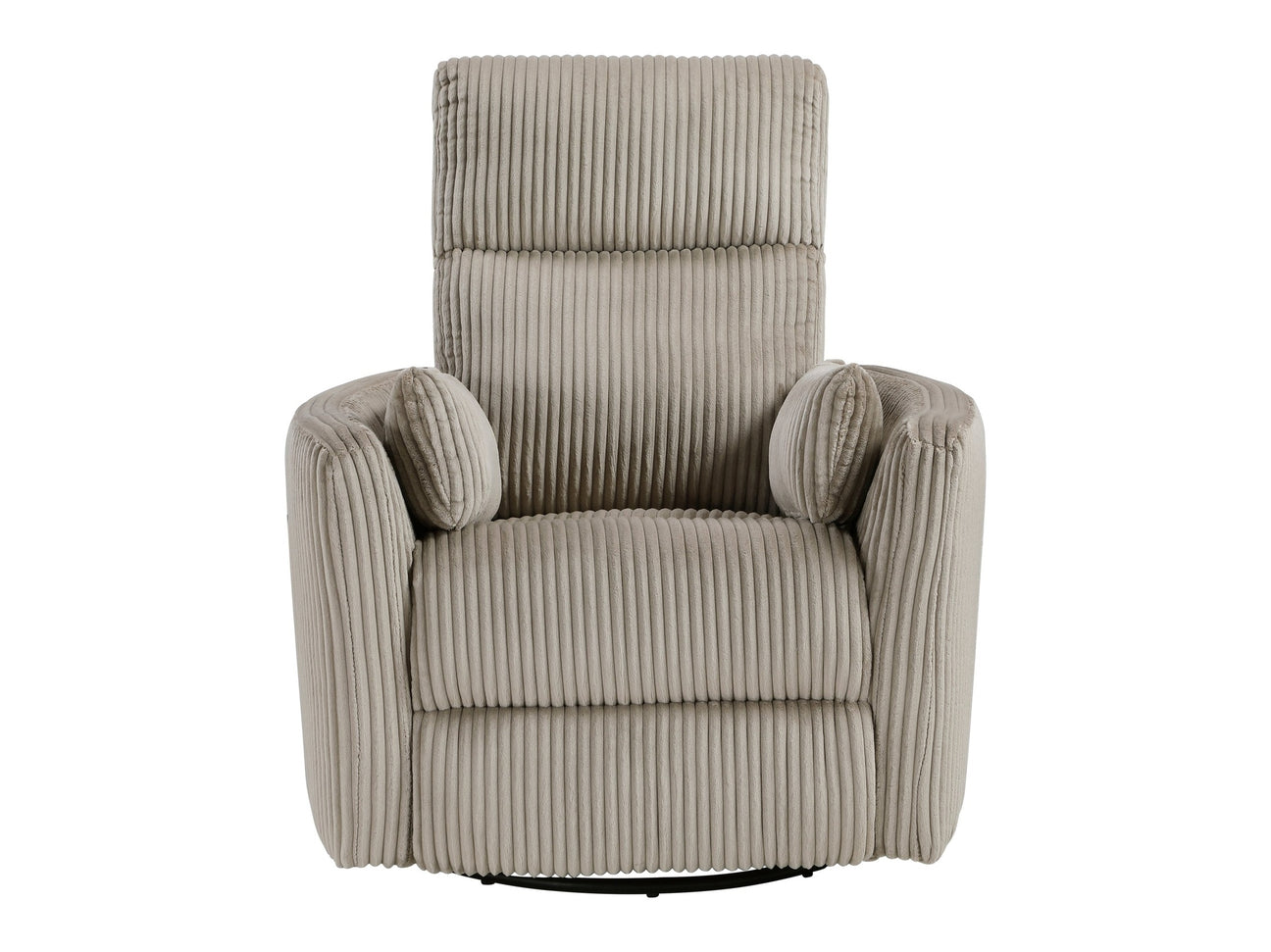 Traverse Taupe Swivel Glider Reclining Chair - Ornate Home