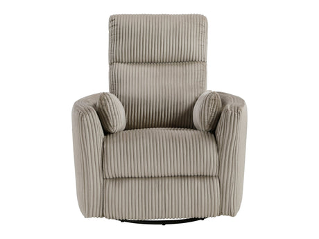 Traverse Taupe Swivel Glider Reclining Chair - Ornate Home