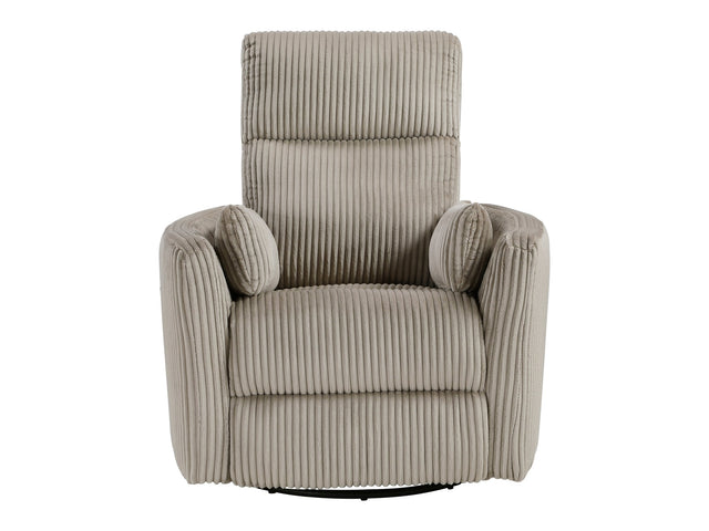 Traverse Taupe Swivel Glider Reclining Chair - Ornate Home